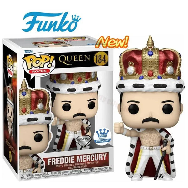 Boneco Funko POP! Rocks: Queen Freddie Mercury #184 - Edição Diamond Collection